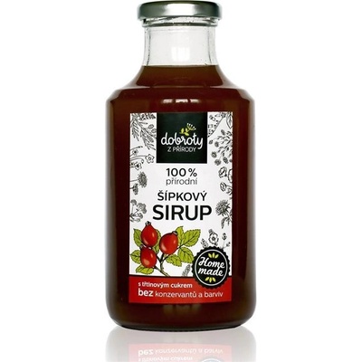 Dobroty z přírody Domácí bylinný sirup Šípek 0,5 l
