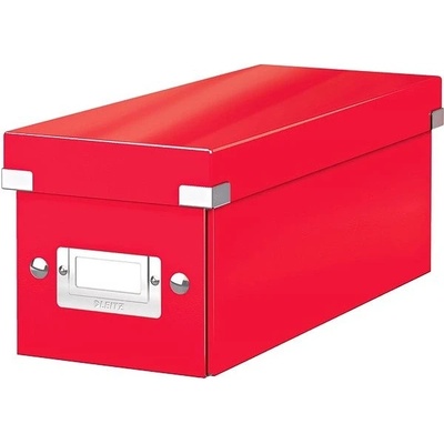LEITZ WOW Click & Store DVD 14.3 × 13,6 × 35,2 cm červená