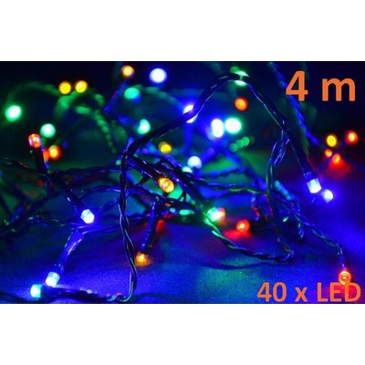 Nexos 5947 Vánoční LED osvětlení 4m barevné 40 diod