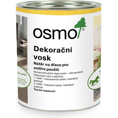 Osmo F69 Dekorační vosk intenzivní 0,75 l Teplo domova – Hledejceny.cz