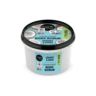 Organic Shop tělový peeling Kokos 250 ml – Hledejceny.cz