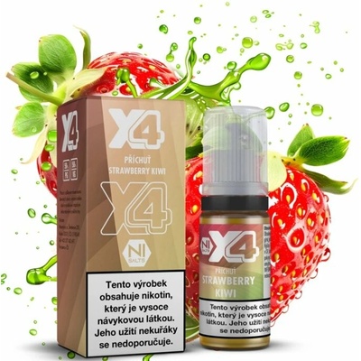 X4 Strawberry Kiwi 10 ml 10 mg