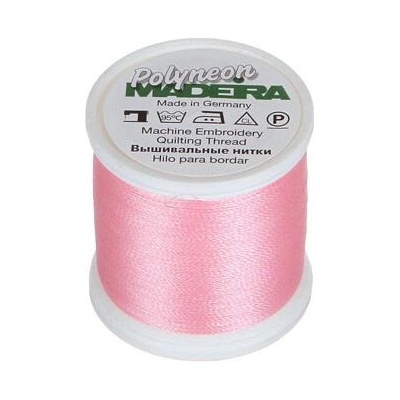 Vyšívací nitě PES Madeira Polyneon (400m) barva 1815 pink