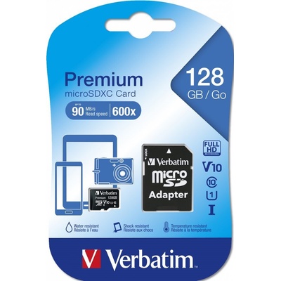 VERBATIM microSDXC UHS-I 128GB 44085