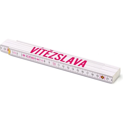 Metrie Skládací metr Block 52 Se jménem Vítězslava 2 m
