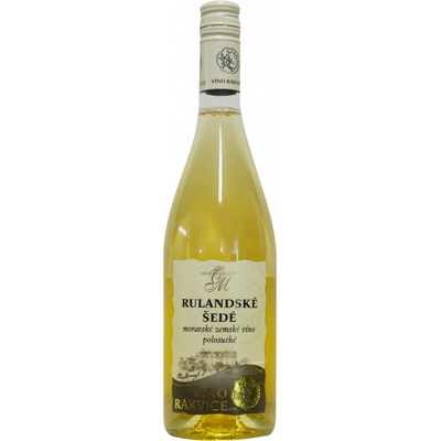 Víno Rakvice Rulandské šedé moravské zemské 12% 0,75 l (holá láhev)