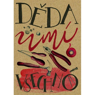 Baloušek BeBechy - přání Děda, A6, kraftový papír
