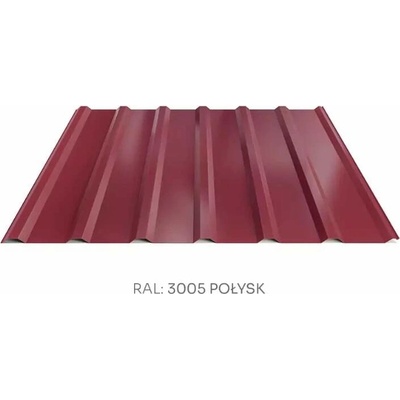 Hornval T18 Plus 1170 lesk PE 0,5 mm červená 1 m²