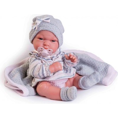 Antonio Juan 60029 TONETA realistická miminko s celovinylovým tělem 33 cm