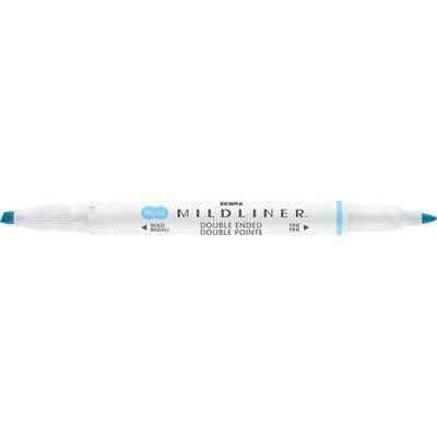 Zebra Mildliner Fluorescent modrá 78120