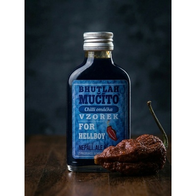 Seminka-chilli.cz Mučíto Bhutlah for Hellboy chilli omáčka vzorek 20 ml