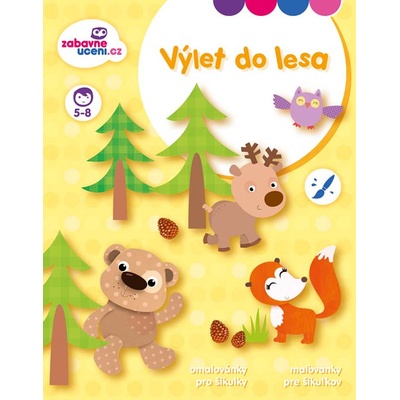 Ditipo Omalovánky pro šikulky Výlet do lesa 21,5 x 27,5 cm věk 5-8 – Hledejceny.cz
