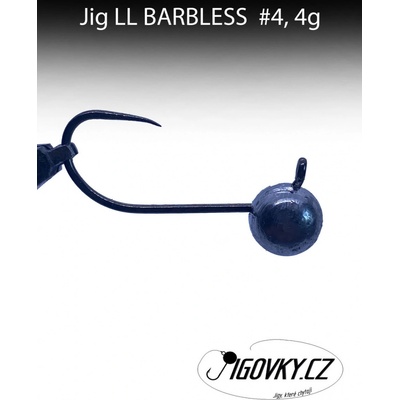 Jigovky.cz Jigová hlavička LL BARBLESS vel.4 4g 5 ks