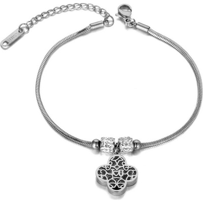Victoria Filippi Stainless Steel ocelový Daisy čtyřlístek chirurgická ocel NRB19120-2/19 stříbrná