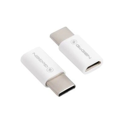GoGEN USB-C (M) / micro USB (F) (USBCMICMF01) biela