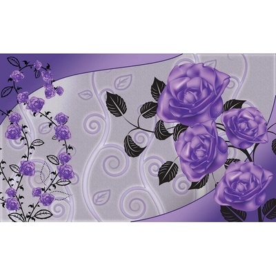 Preinterier FT3615 Fototapeta na stenu Fialové ruže vlies 104cm x 70cm