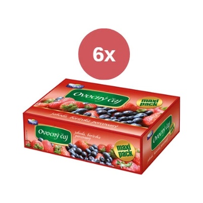 FRAPE Ovocný čaj jahoda čučoriedky 6 x 160 g
