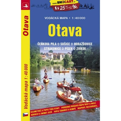 SHOCart Otava 1:40 000 vodácká mapa