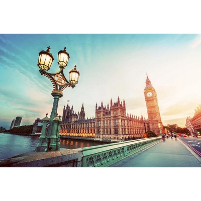 Dimex MS-5-1033 Vliesová fototapeta Westminster Bridge Londýn rozměry 375 x 250 cm