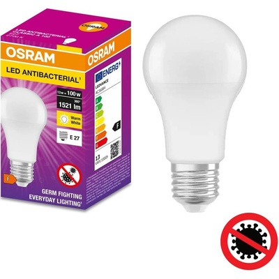 Osram Antibakteriální LED žárovka E27 LC CL A 13W 100W teplá bílá 2700K