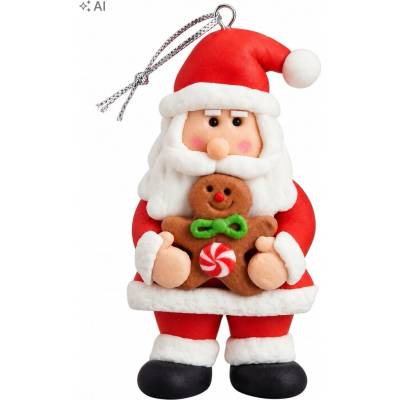 Home Accents Dekoratívny Závesná Ozdoba Na Stromček Mikuláš 9,5 cm