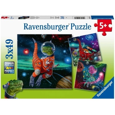 Ravensburger Dinosaurie svet 3 x 49 dielov