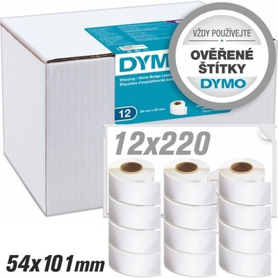 Štítky Dymo LW Standard - permanentní, 54x101 (12x220ks) PROMO