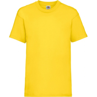 Fruit of the Loom F37•Kids Valueweight Tee žltá