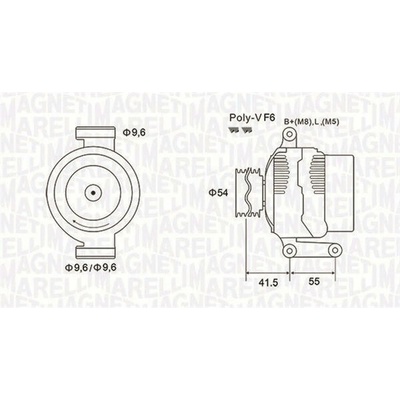 generátor MAGNETI MARELLI 063731862010