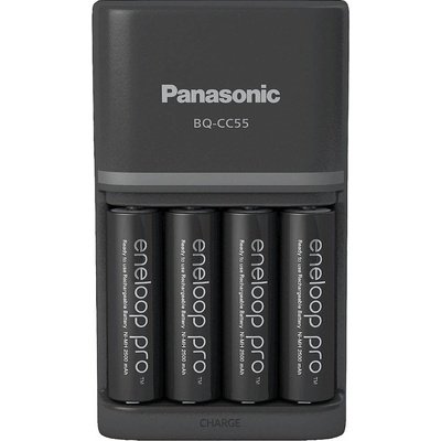 Panasonic BQ-CC55 Smart Quick + 4x AA 1900 mAh K-KJ55MGD40E – Hledejceny.cz