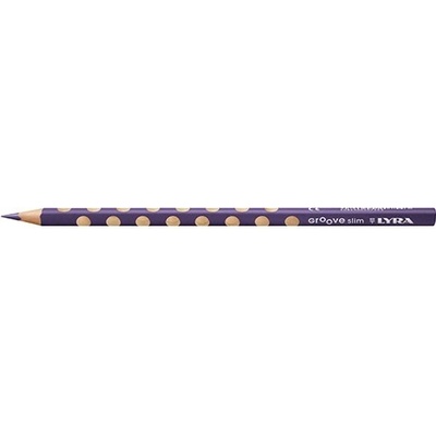 Groove Slim trojhranná tenká farebná ceruzka modrofialová 2820037