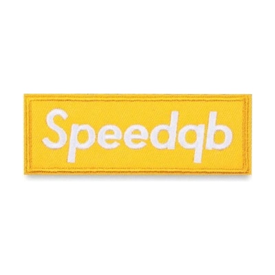 SPEEDQB BOX LOGO NÁŠIVKA - ŽLUTÁ speedQB