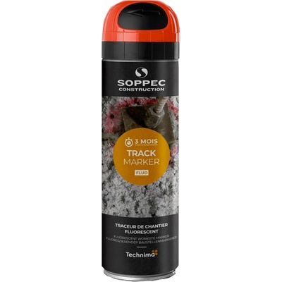 SOPPEC Značkovací sprej TrackMarker fluorescentný červený 500ml trvanlivosť 3 mesiace