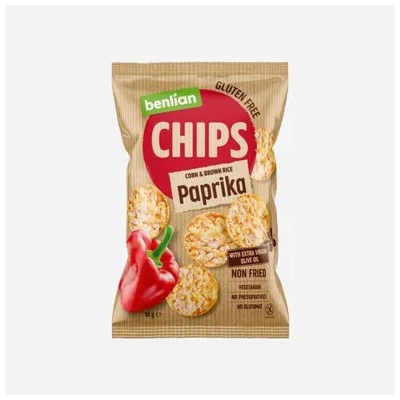 Benlian Rice chips paprika 6 x 50 g