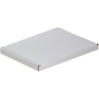 Poštovní kartonová krabice s lepící a trhací páskou 200x150x20 mm 3VVL E 350g/m2 bílá - paleta 6000 ks