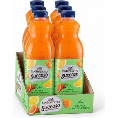 San Benedetto ovocný nápoj Succoso ACE pomeranč mrkev a citron 6 x 1,5 l