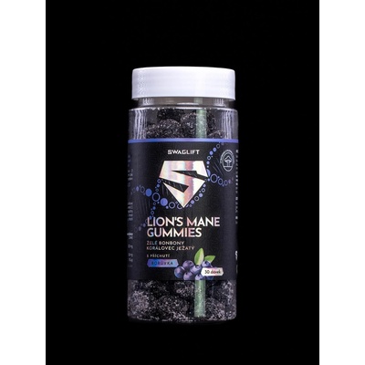 SWAGLIFT Lion´s mane gummies s příchutí borůvky 60 ks