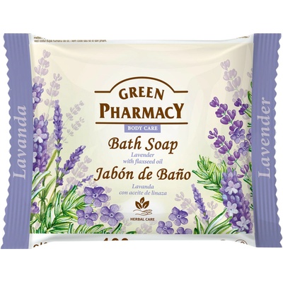Green Pharmacy Levander s lanovým olejom toaletne mydlo 100 g