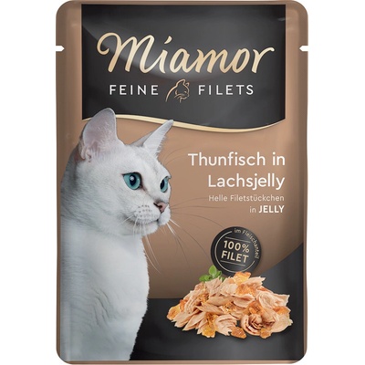 Miamor Feine Filets v želé 24 x tuniak & mäso z raka 100 g