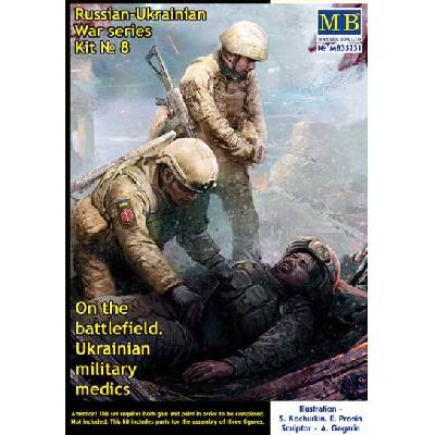 MASTER BOX LTD On the battlefield. Ukrainian military medics Russian-Ukrainian War series No. 8 1:35