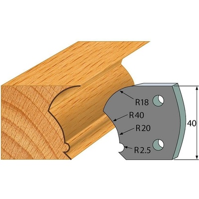 IGM profil 123 - pár omezovačů 40x4mm SP