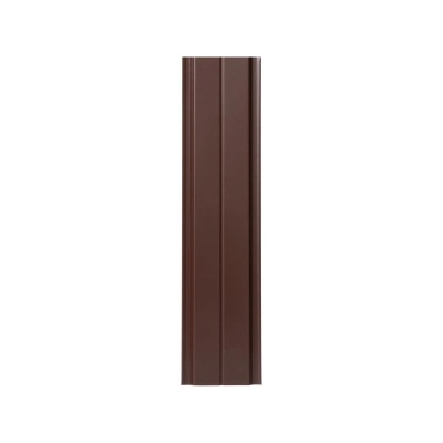 Covernit Plechová plotovka Spazio rovná 80 cm 80 x 115 x 09 cm hnědá