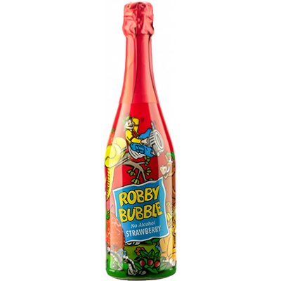 Robby Bubble Nealkoholický perlivý nápoj jahoda 0 75 l – Hledejceny.cz