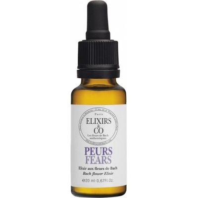 Elixirs de Bach Bachovy BIO květové esence strach a bázlivost 20 ml
