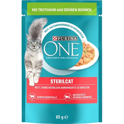 Purina ONE Sterilised 26 x losos mrkva Sterilised 85 g