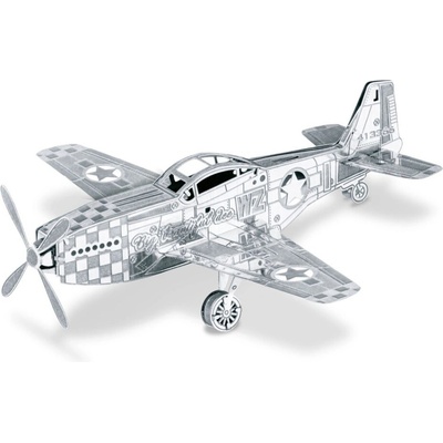 Metal Earth 3D puzzle Letadlo Mustang P-51 12 ks – Hledejceny.cz