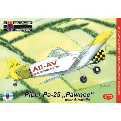 Kovozávody Prostějov Plastový model lietadlo KOVOZAVODY KPM0125 Pa-25 Pawnee over Australia 1:72