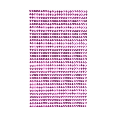dpCraft nalepovací kamínky 3 mm 806 ks růžové střední