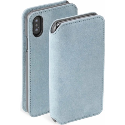 Krusell Broby 4 Card SlimWallet Apple iPhone XS Max light modré – Hledejceny.cz