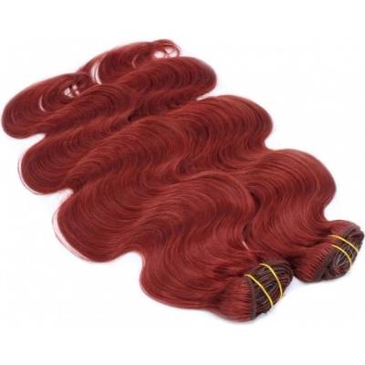 Deluxe vlnitá clip in sada 51cm - měděná